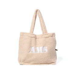 Teddyväska AMS Amsterdam - beige TRAAGOODS.COM