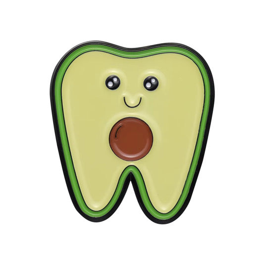 đ„ đŠ· Avocado tand - Emaljpin VĂ„rdaMedStil
