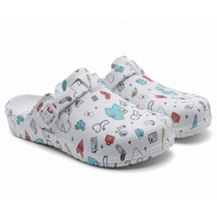 Bekväma Damtofflor Vit Beppi-2218020: 39 BeShoes Distribuição