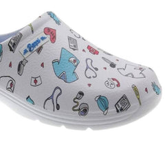 Bekväma Damtofflor Vit Beppi-2217760: 41 BeShoes Distribuição