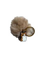 (Kopia) Fluffig PomPom Nyckelring med Tandmotiv – För Tandvårdspersonal 🦷🦷 VårdaMedStil