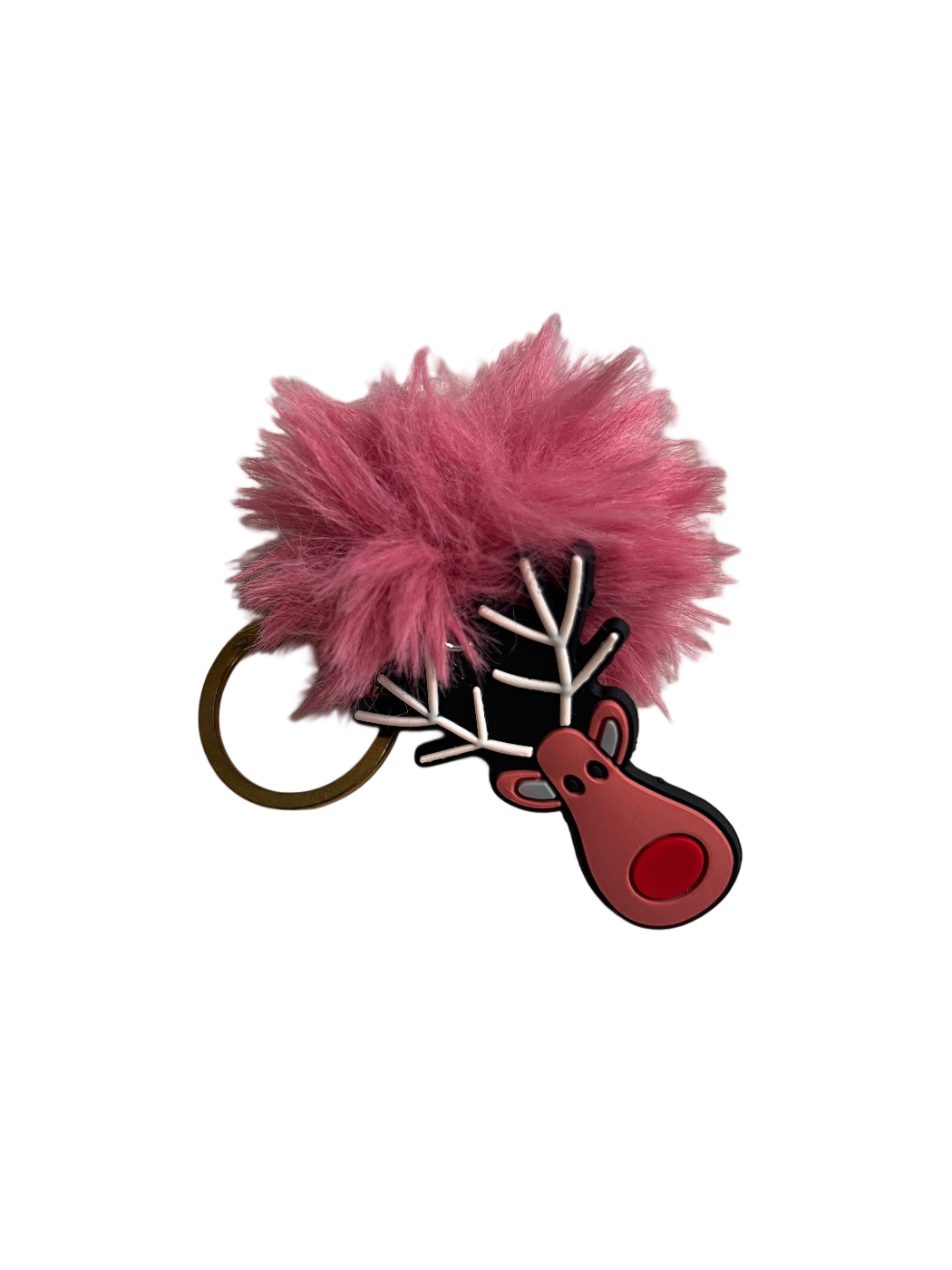 (Kopia) Fluffig PomPom Nyckelring med Tandmotiv – För Tandvårdspersonal 🦷🦷 VårdaMedStil