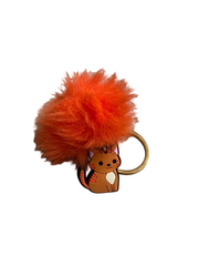 (Kopia) Fluffig PomPom Nyckelring med Tandmotiv – För Tandvårdspersonal 🦷🦷 VårdaMedStil