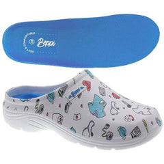 Bekväma Damtofflor Vit Beppi-2217760: 41 BeShoes Distribuição