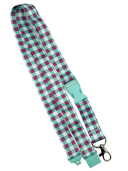 Bright Care Edition - Rutig grön och lilla nyckelband med Stil VårdaMedStil