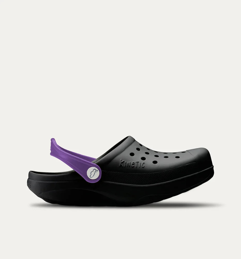 Svart-Levander Kinetic Clogs VårdaMedStil
