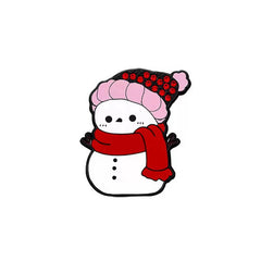 ⛄️🧣Snögubbe - Emaljpin VårdaMedStil