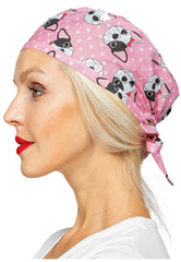 Bandana Havana Blue Dog – 100% Bomull Arbetsbandana VårdaMedStil