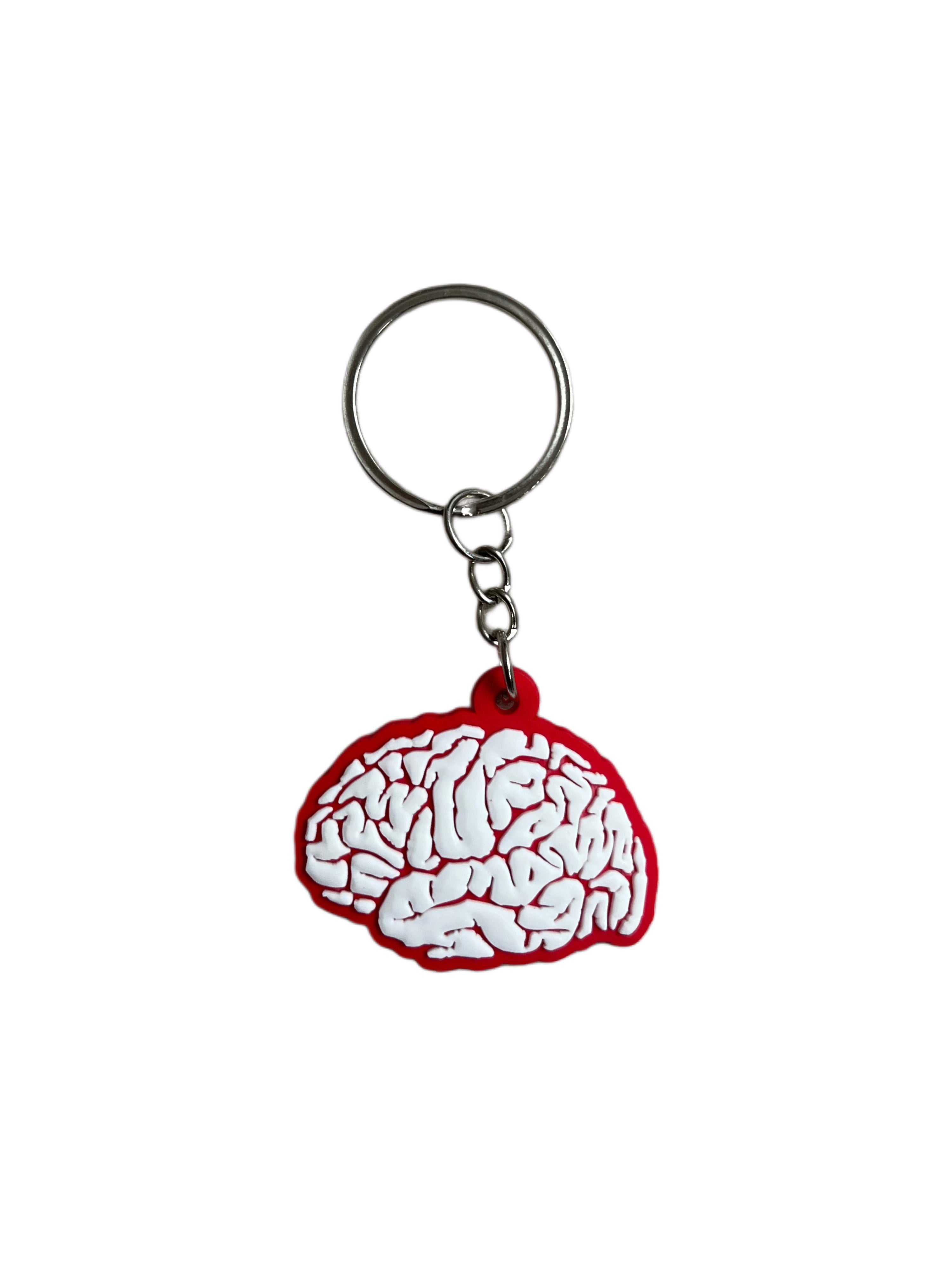 Nyckelring med vård- och humördesign – Hjärna 🧠 VårdaMedStil