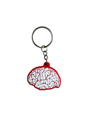 Nyckelring med vård- och humördesign – Hjärna 🧠 VårdaMedStil