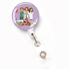 🐾 Korthållare med stil - Veterinärtema VårdaMedStil