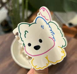 (Kopia) Hårklämmor i Djur- & Pillerdesign – För Vårdpersonal | Berner Sennenhund Vårda Med Stil