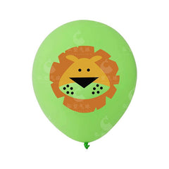 Jungle‑ & Safari‑Ballonger – 12st Latexballonger i djungeltema VardaMedstil