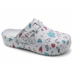 Bekväma Damtofflor Vit Beppi-2218020: 39 BeShoes Distribuição