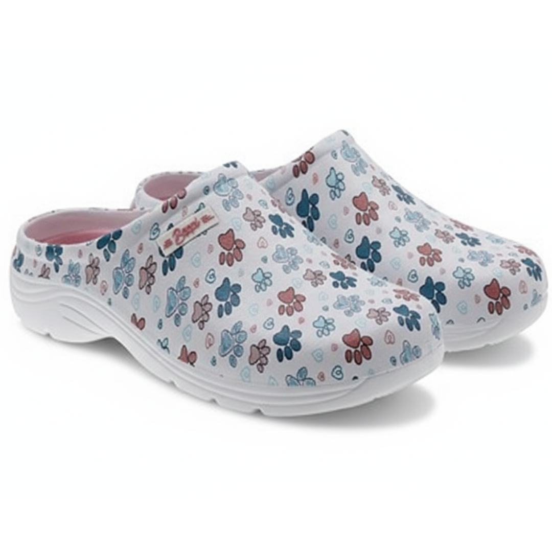 Vita Bekväma Damtofflor Beppi-2217770: 41 BeShoes Distribuição