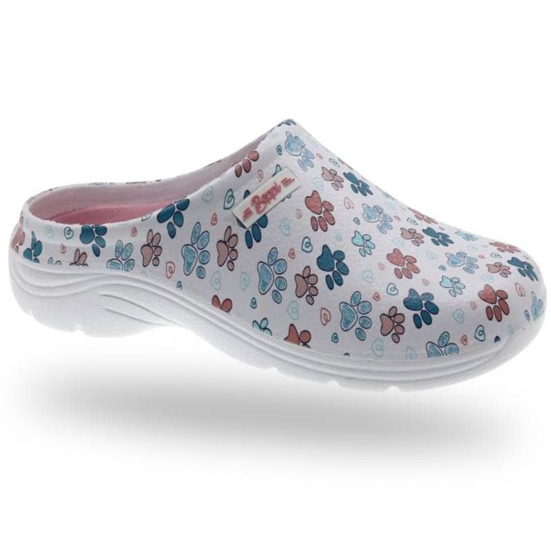 Vita Bekväma Damtofflor Beppi-2217770: 41 BeShoes Distribuição