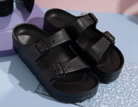 ShiftGlow Sandaler i svarta färg VårdaMedStil