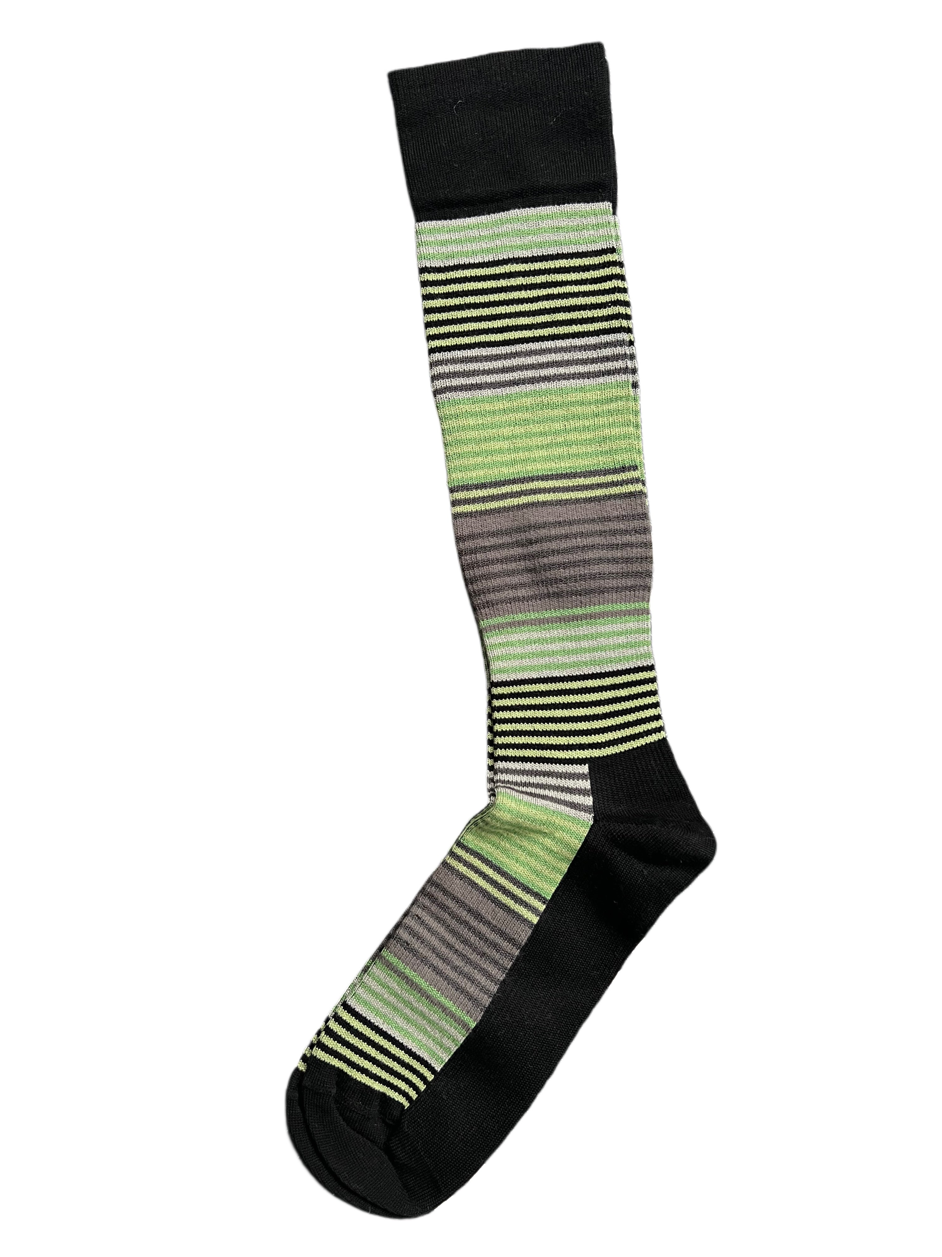 Komfortstrumpor i bomull – Komfort, stöd & stil | Blåvit randig VårdaMedStil