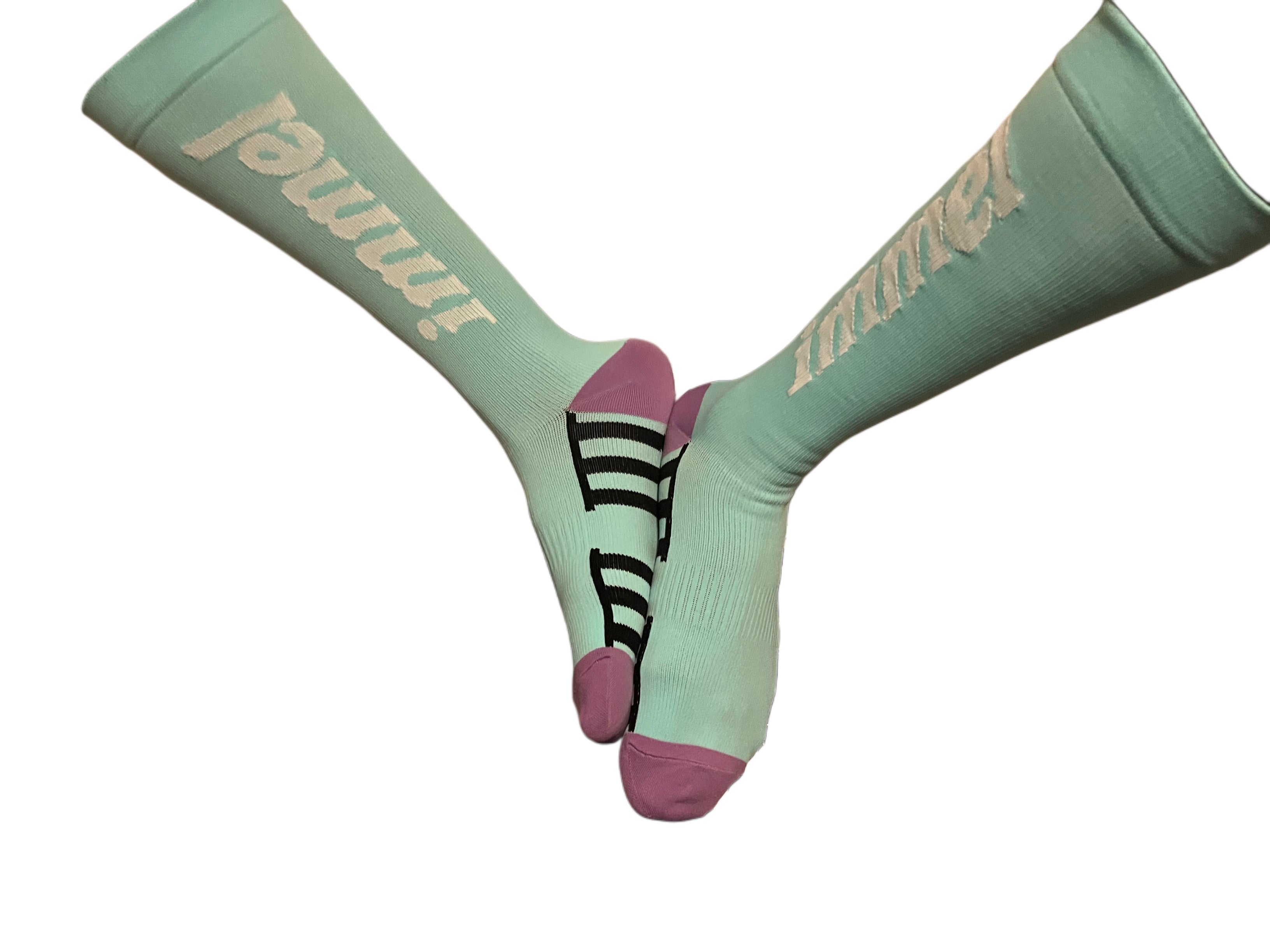 Stödstrumpor för aktiva vårdfötter - Färgglada Motiv VårdaMedStil