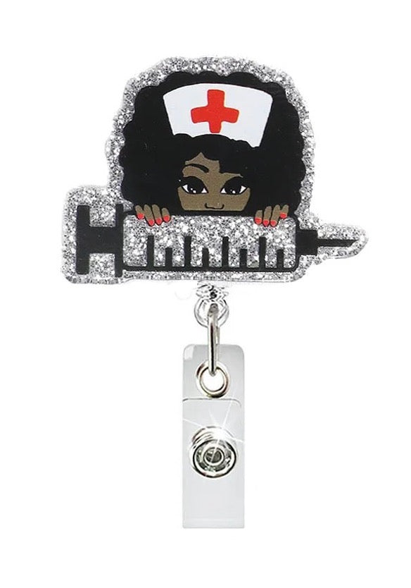 Akryl korthållare - Sjuksköterska design VårdaMedStil