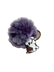 (Kopia) Fluffig PomPom Nyckelring med Tandmotiv – För Tandvårdspersonal 🦷🦷 VårdaMedStil