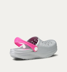 Silver-Fuchsia Kinetic Clogs VårdaMedStil