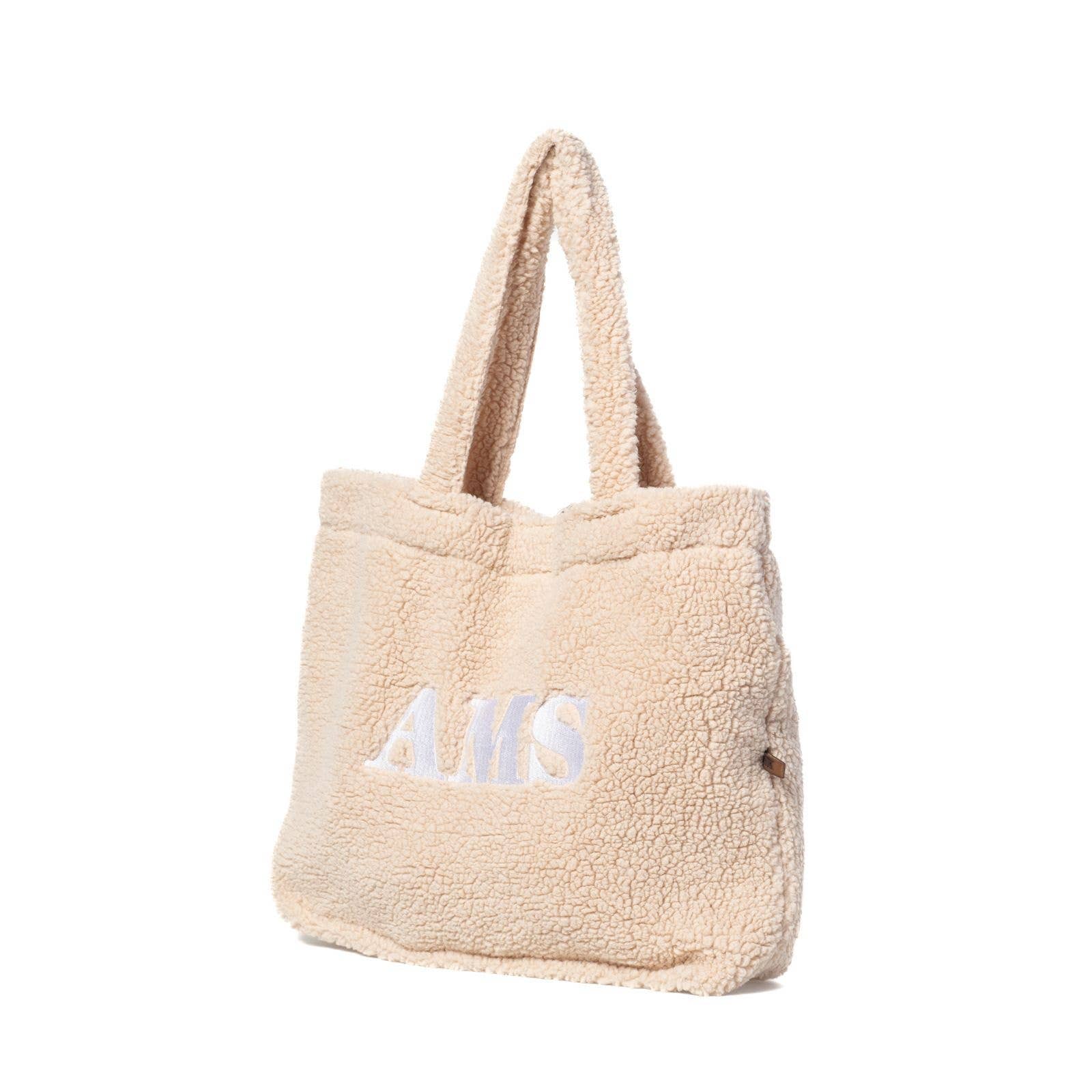 Teddyväska AMS Amsterdam - beige TRAAGOODS.COM
