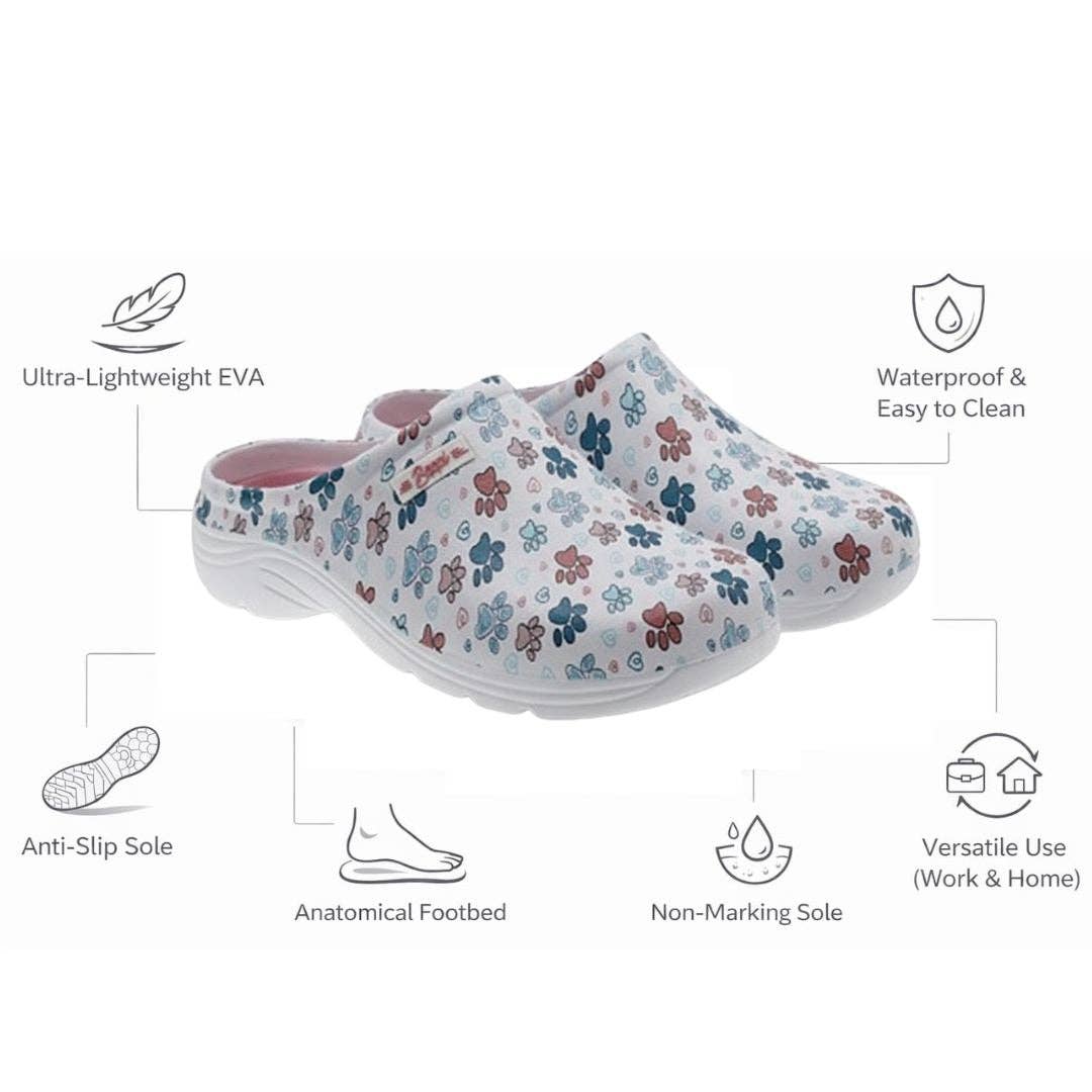 Vita Bekväma Damtofflor Beppi-2217770: 41 BeShoes Distribuição