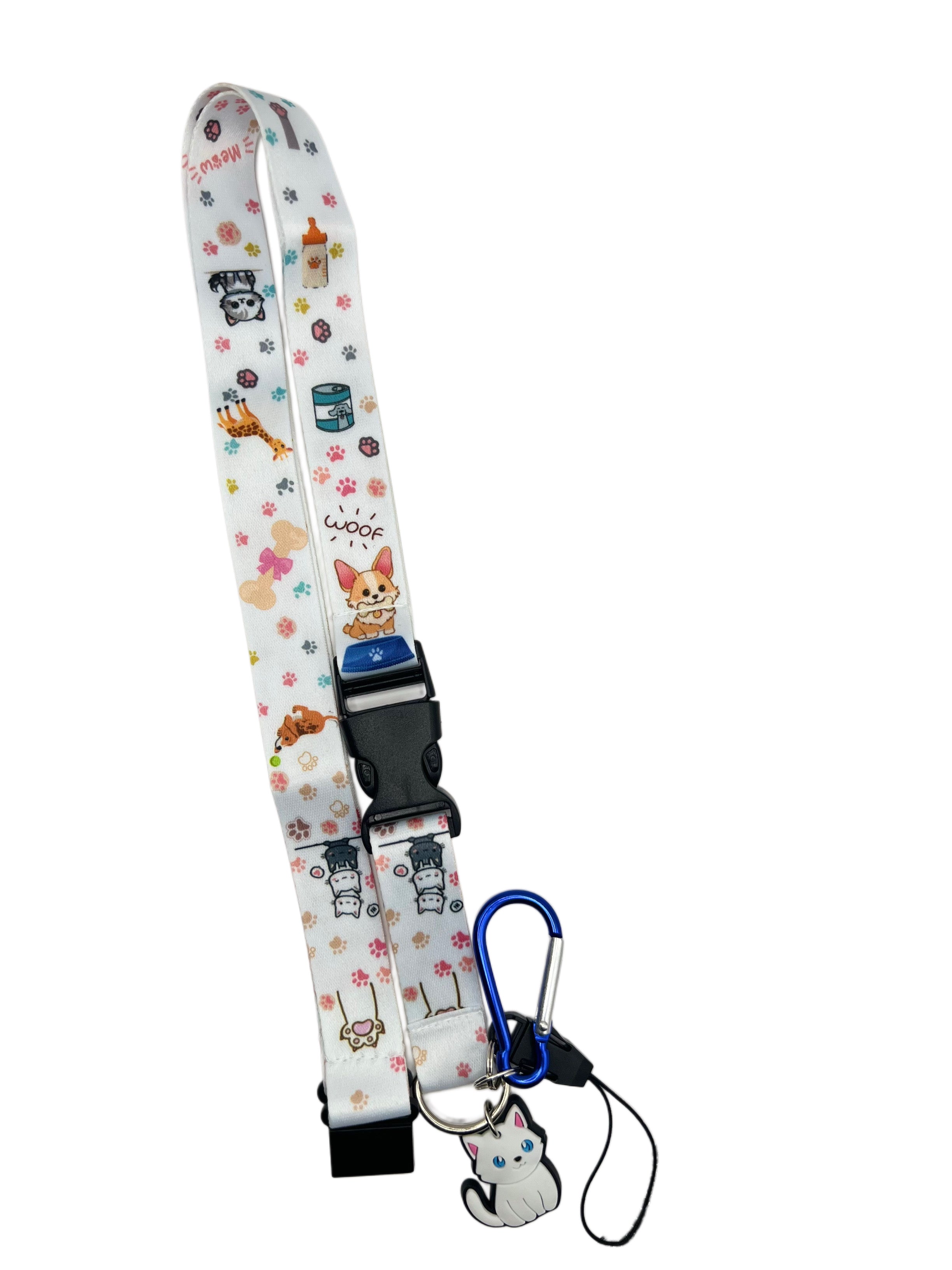 🦴 🐾 🐕 🐈‍⬛ VetCare Paws Edition - Nyckelband med Stil VårdaMedStil