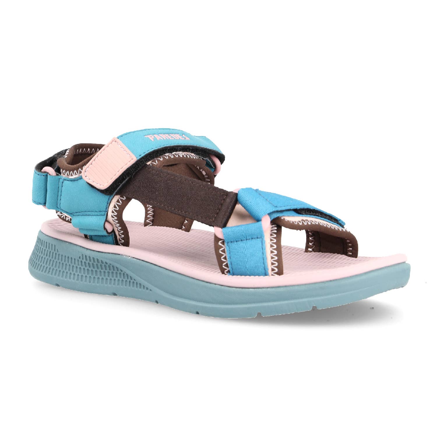 Bologna mjuk sandal för kvinnor: Grå / Tyg / 38 Paredes