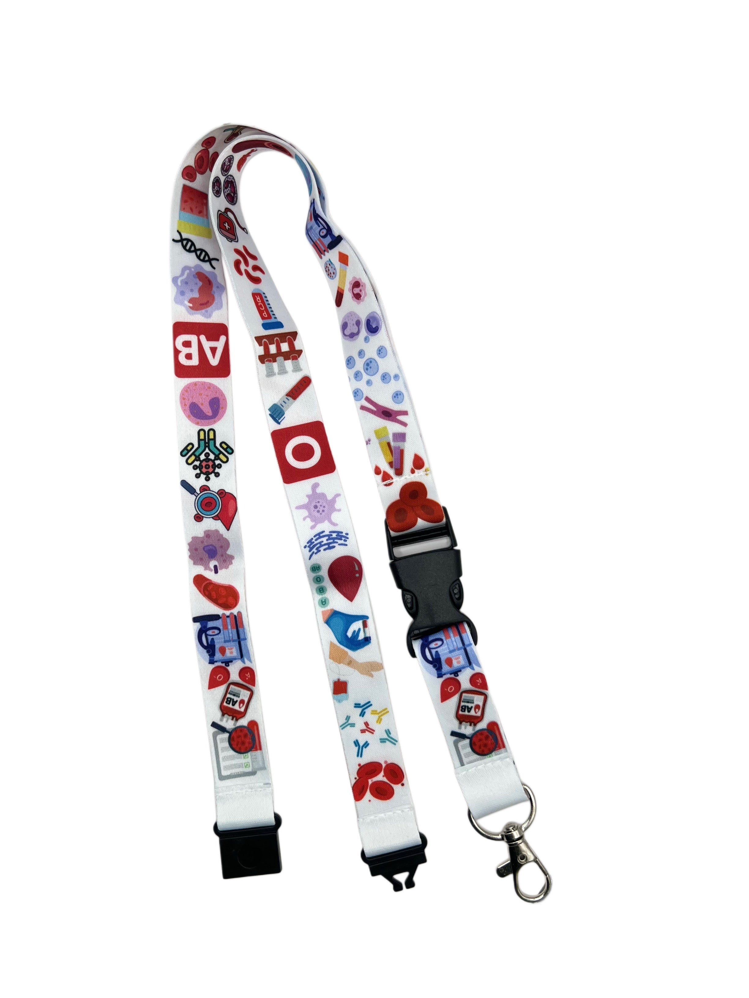 🩸Hematology Edition - Nyckelband med Stil VårdaMedStil