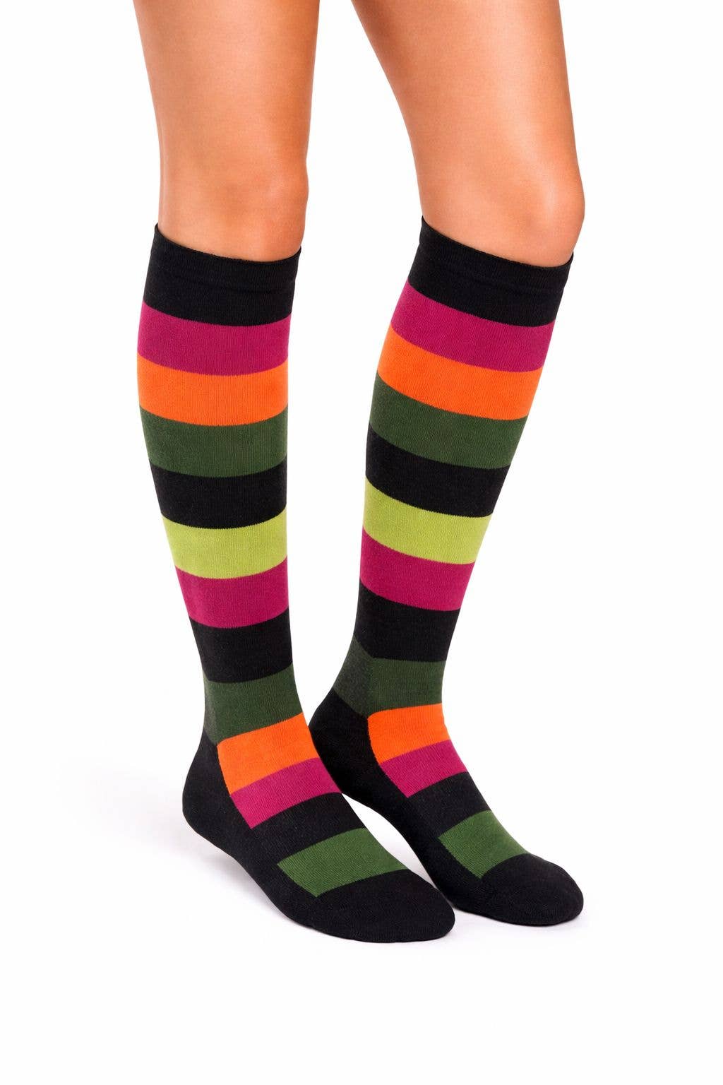 Bomulls kompressionsstrumpor 16–18 mmHg: MC039 Cotton Socks