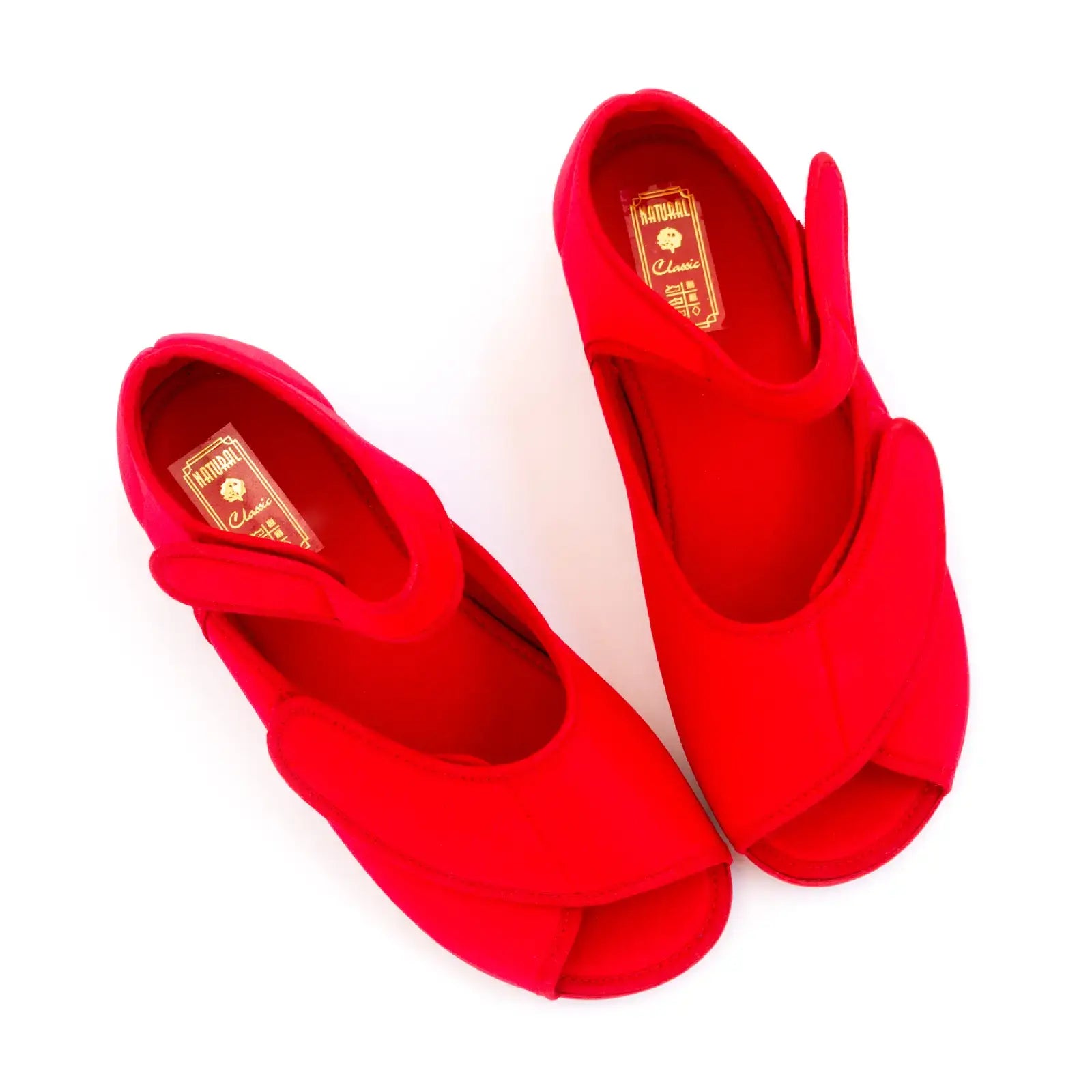 Sandal Red Bio Sneaker med kardborreband Gaviota: 39 Haikon Hada (Calzame, Alster Komfort, Timoni)