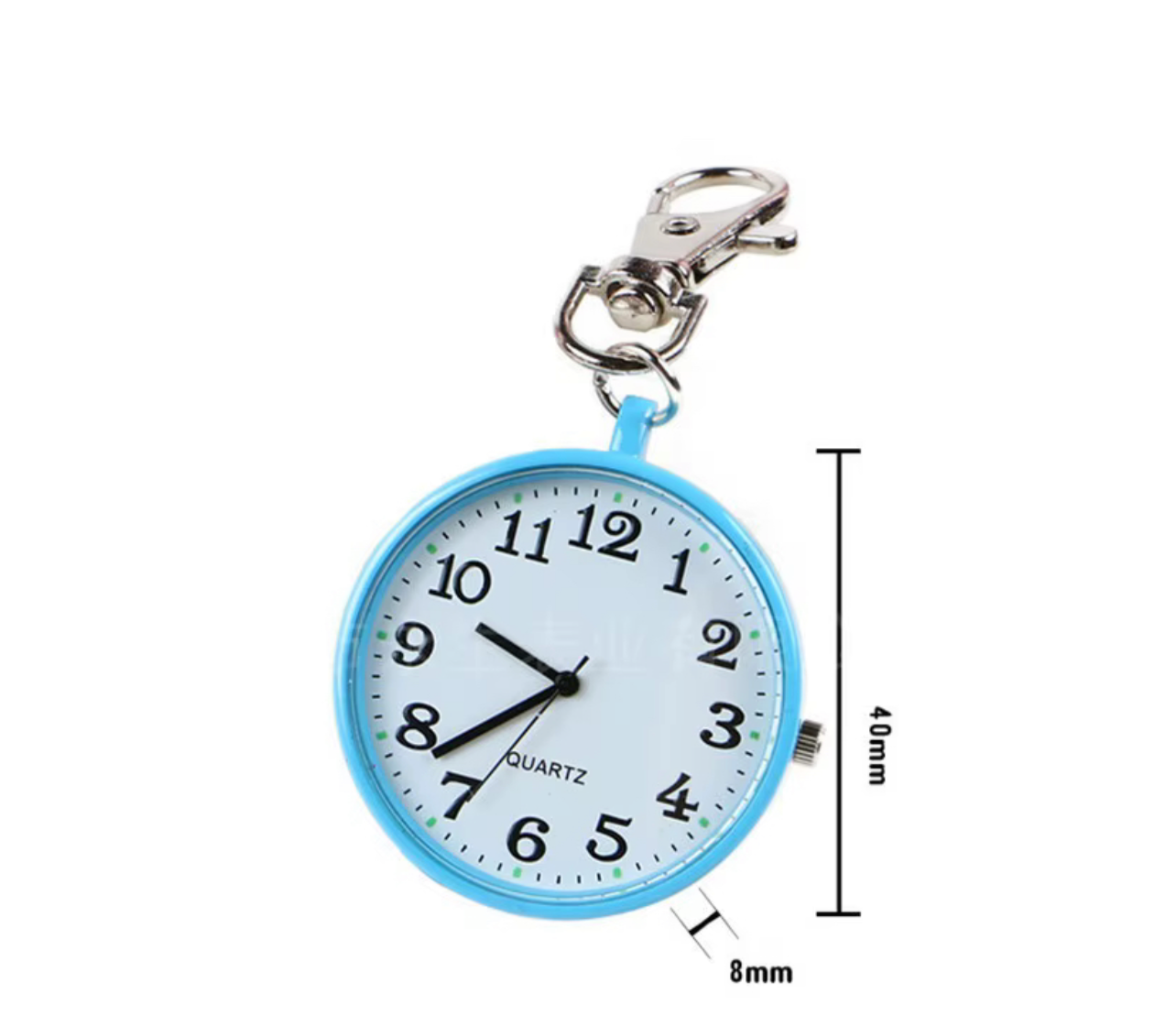 Stilfull fickklocka Ljusblått – praktisk & elegant på jobbet VårdaMedStil