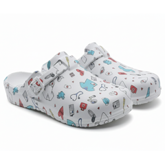 Bekväma Damtofflor Vit Beppi-2218020: 39 BeShoes Distribuição