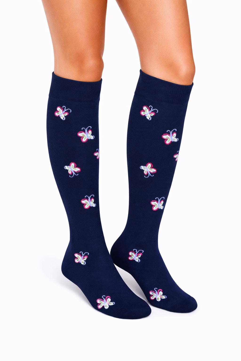 Bomulls kompressionsstrumpor 16–18 mmHg: MC047 Cotton Socks