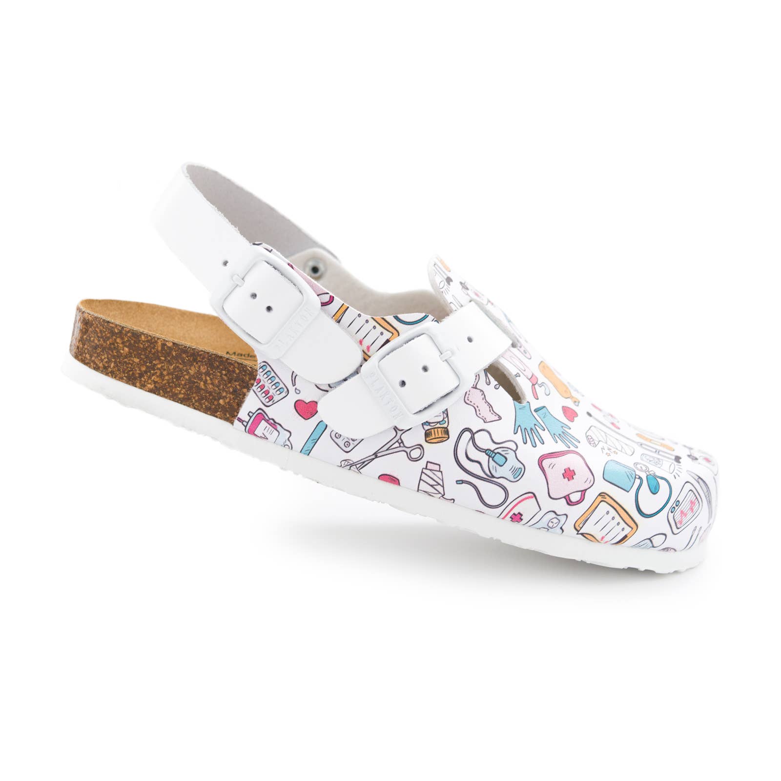 Tofflor med hälrem - Bioomvårdnad omvårdnad och medicin träskor: 36 VårdaMedStil