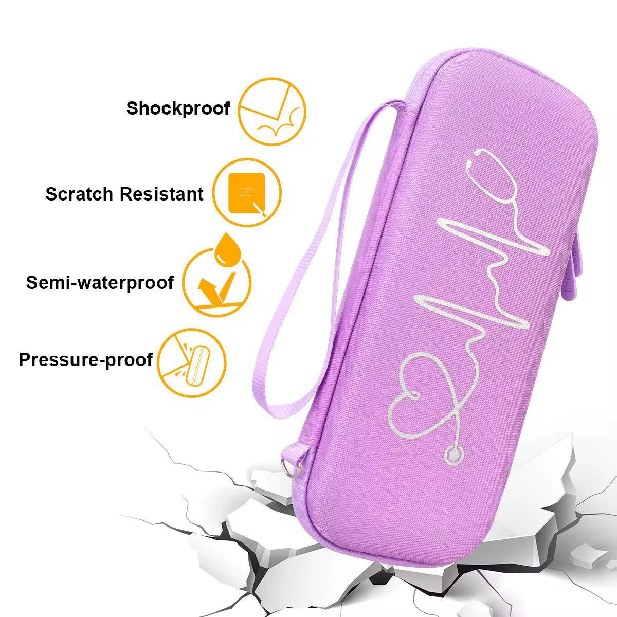 Hårt fodral för stetoskop och vårdaccessoarer Vårda Med Stil