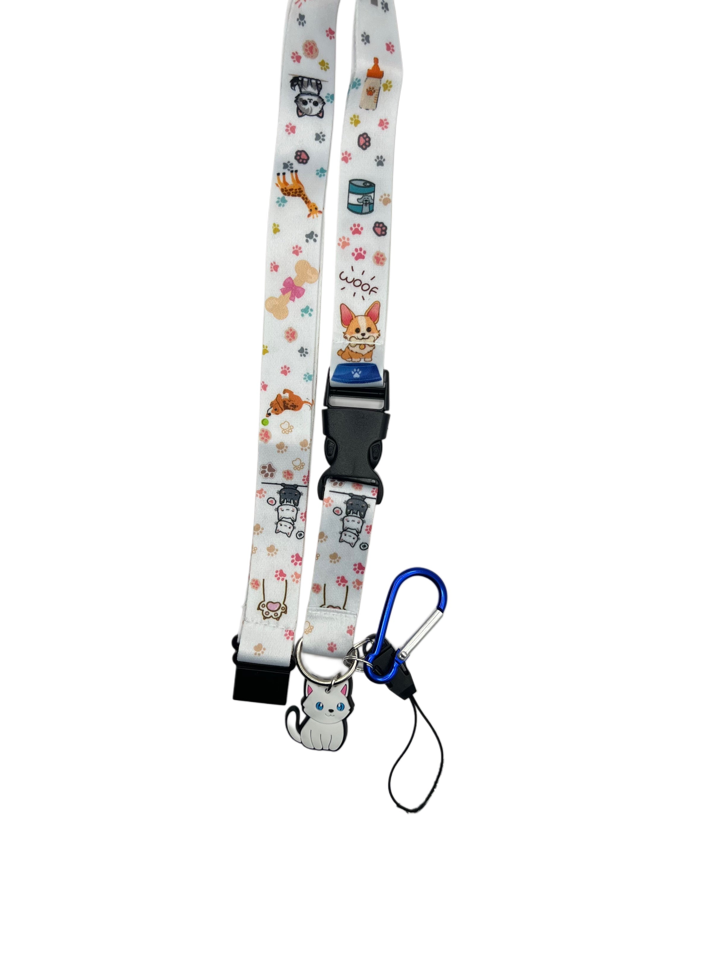 🦴 🐾 🐕 🐈‍⬛ VetCare Paws Edition - Nyckelband med Stil VårdaMedStil