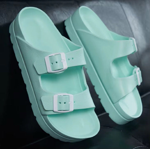 ShiftGlow Sandaler i Turkos färg VårdaMedStil