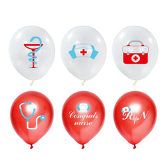 Vårdmotiv / Sjuksköterska Latex Ballonger – Dekorera med Omtanke Vårda Med Stil