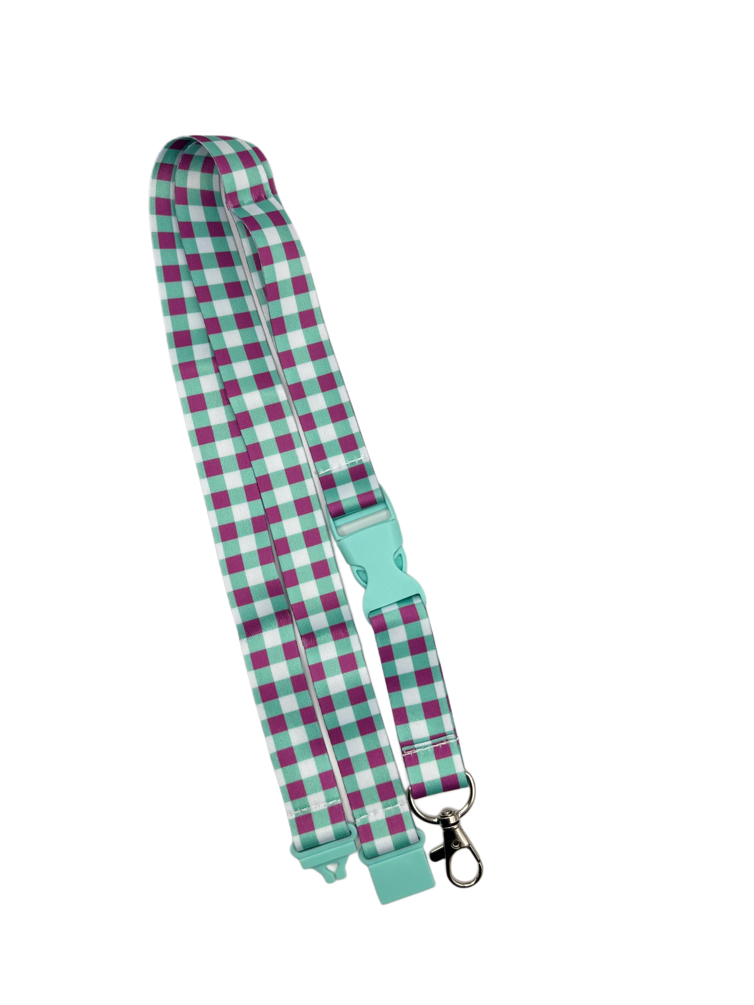 Bright Care Edition - Rutig grön och lilla nyckelband med Stil VårdaMedStil