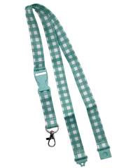 Bright Care Edition - Rutig grönt nyckelband med Stil VårdaMedStil