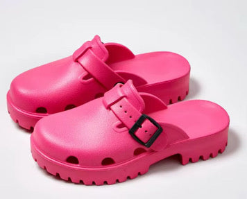 Mörk rosa Shevalues Dam Sandaler – Lätta, Ventilerande & Bekväma VårdaMedStil