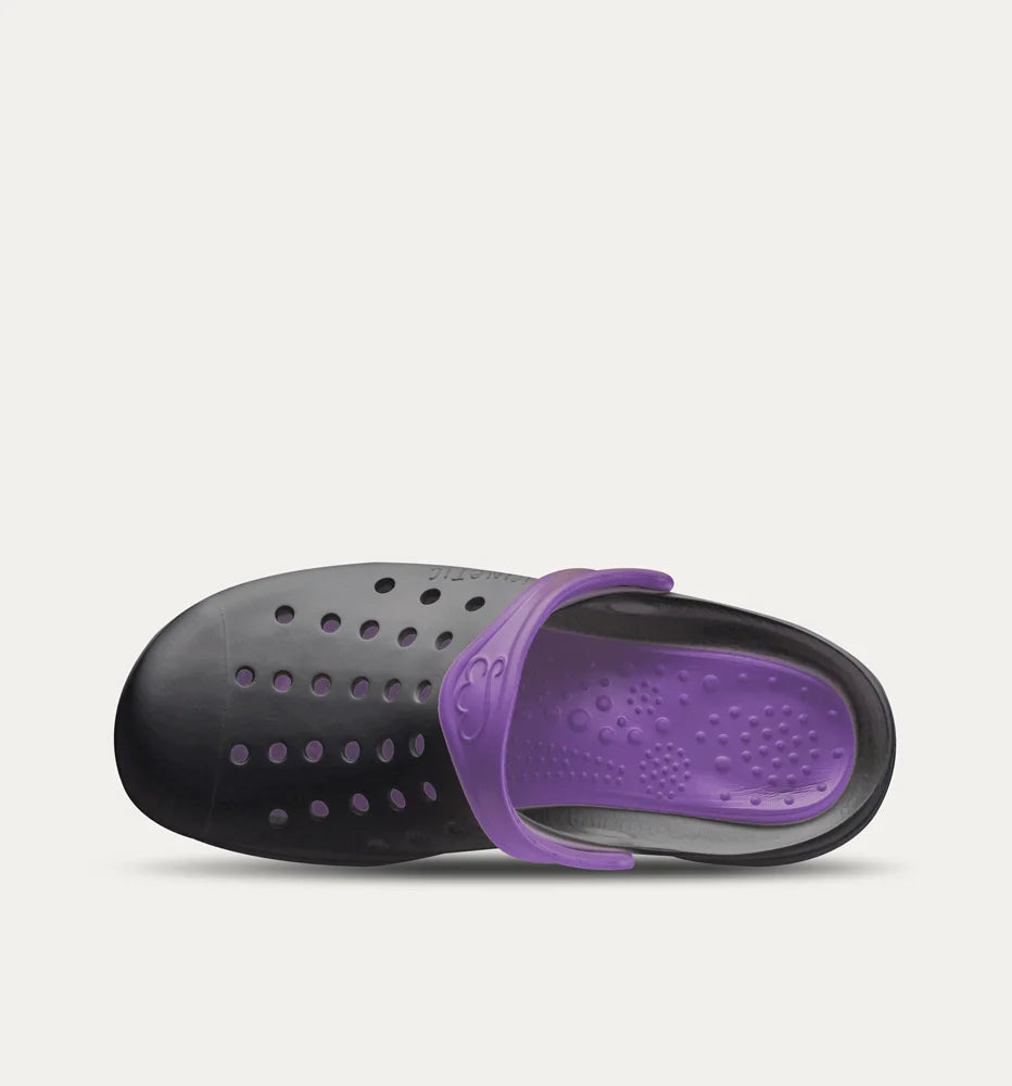 Svart-Levander Kinetic Clogs VårdaMedStil