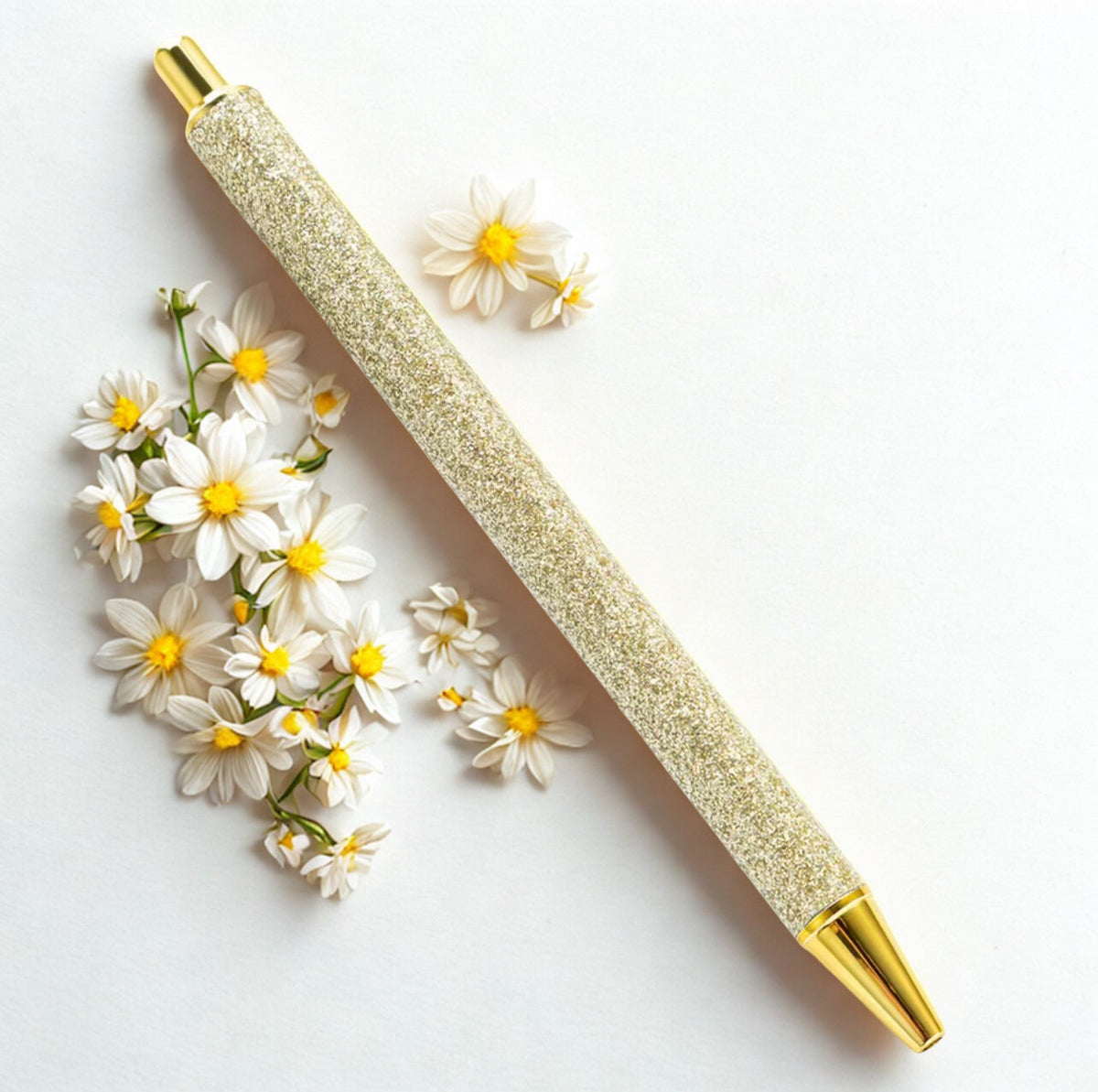 (Kopia) Bläckpenna med glitter design Vårda Med Stil