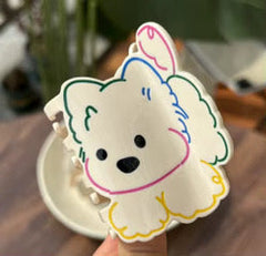 (Kopia) Hårklämmor i Djur- & Pillerdesign – För Vårdpersonal | Berner Sennenhund Vårda Med Stil