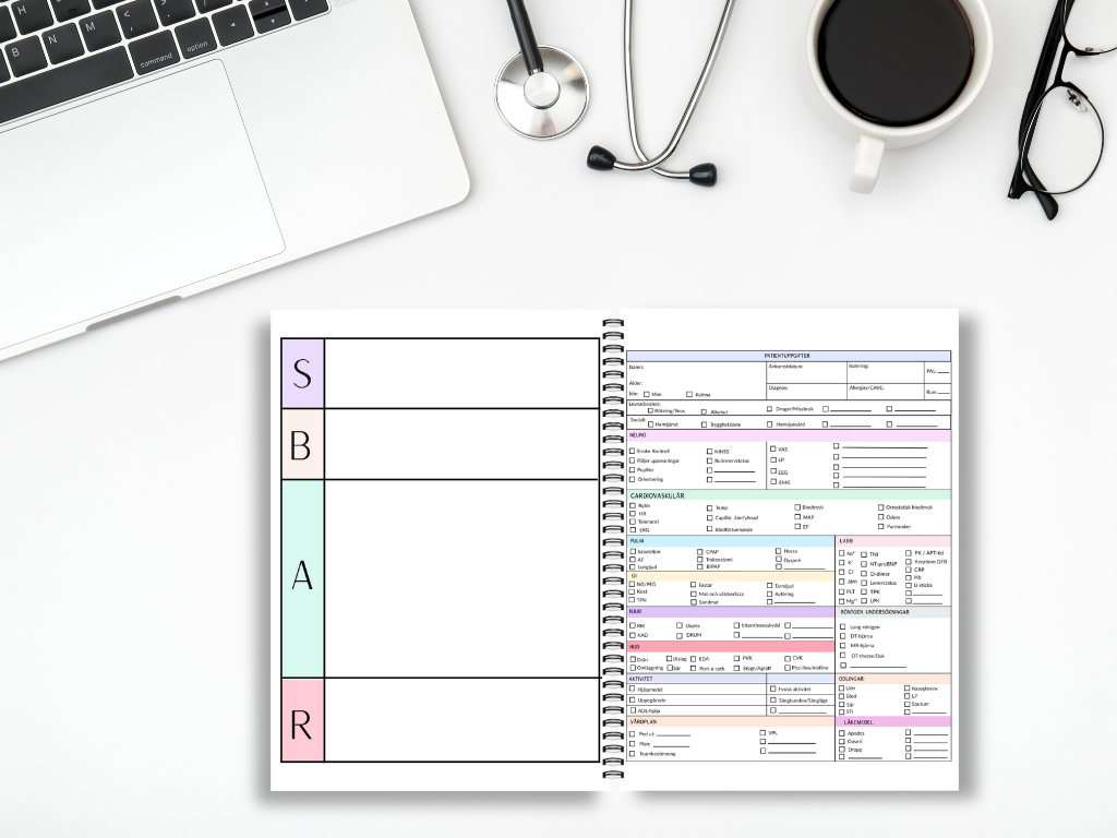Stilblocket - Patientöversikt och Anteckningsblock Vårda Med Stil
