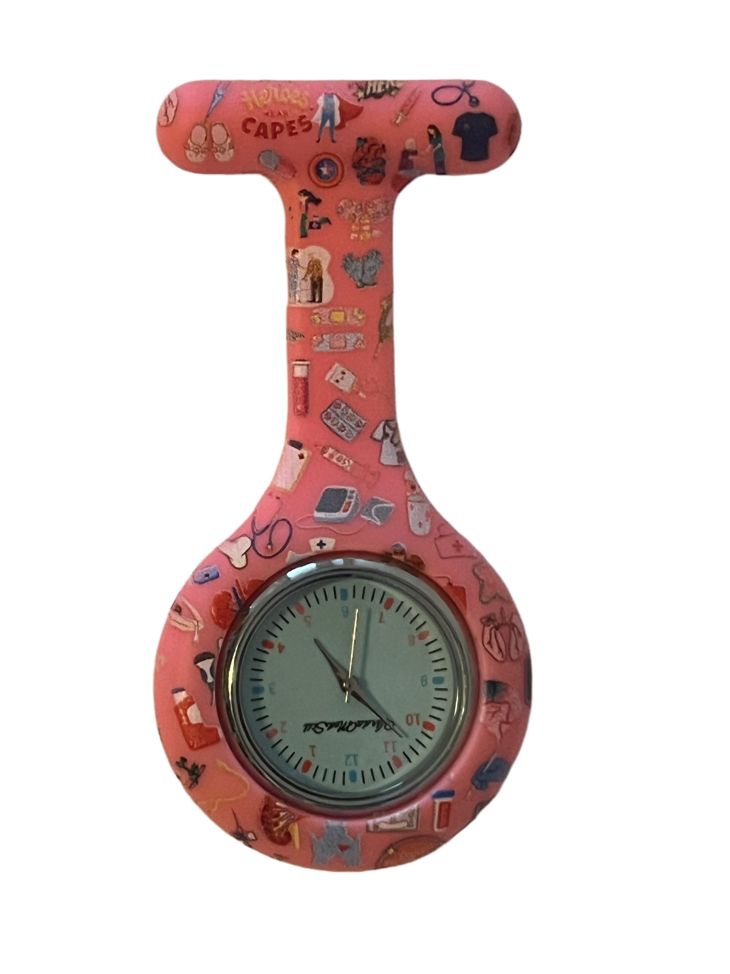 Sjuksköterskaklocka i Silikon – VårdaMedStil | Hygienisk, Praktisk & Smidig 🩺💊🧫 VårdaMedStil