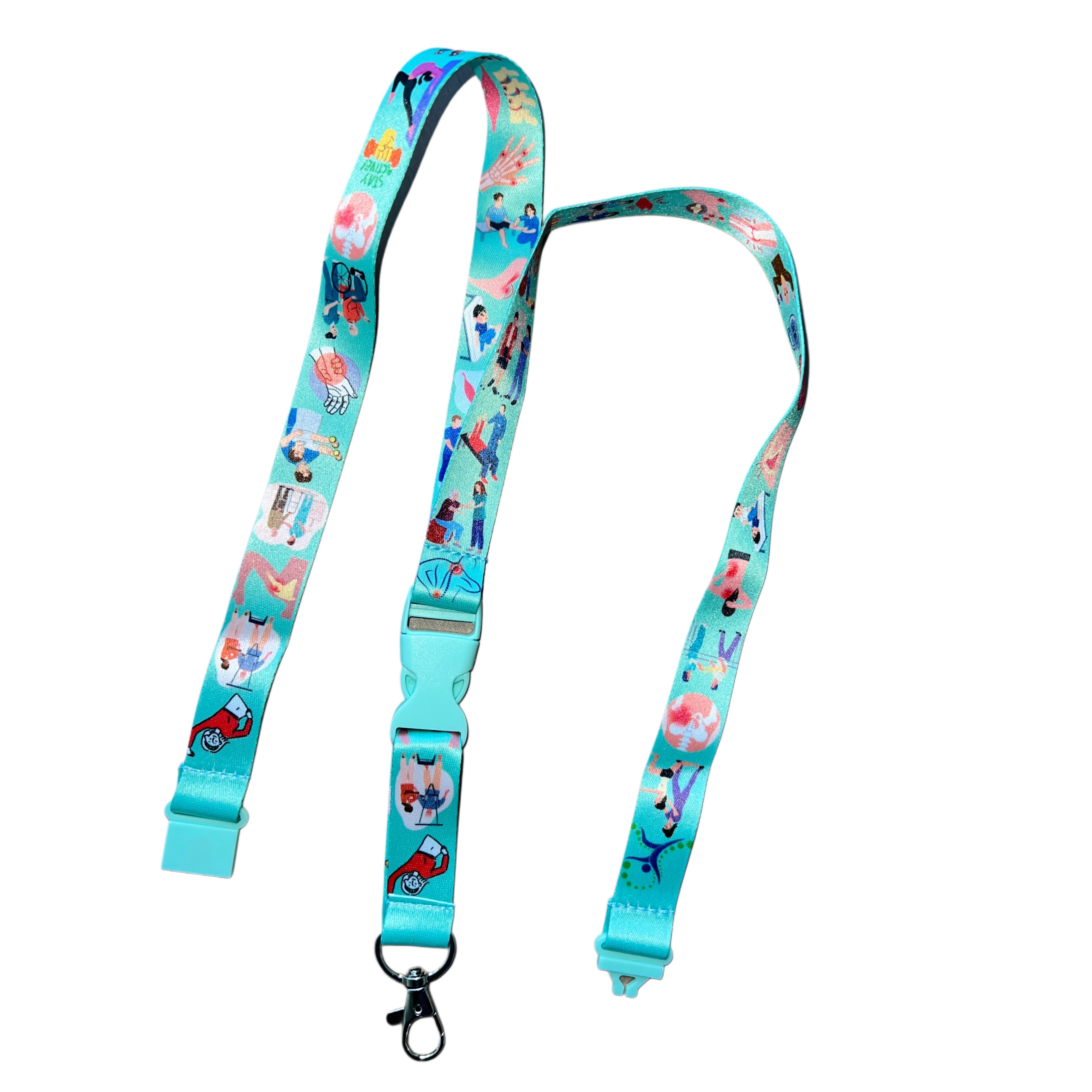 (Kopia) ❤️ 🧠Hjärtets Nyckelband för Kardiologi, Thorax & Strokevård VårdaMedStil